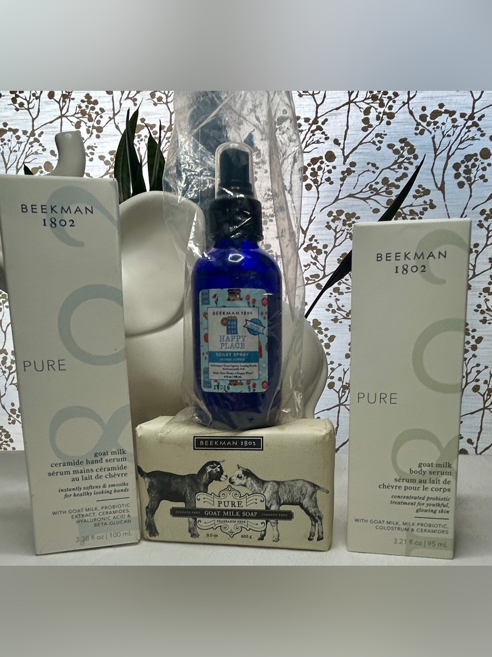 NWT Beekman 1802 4-Piece Goat Milk Body Care & Coconut Spray Bundle